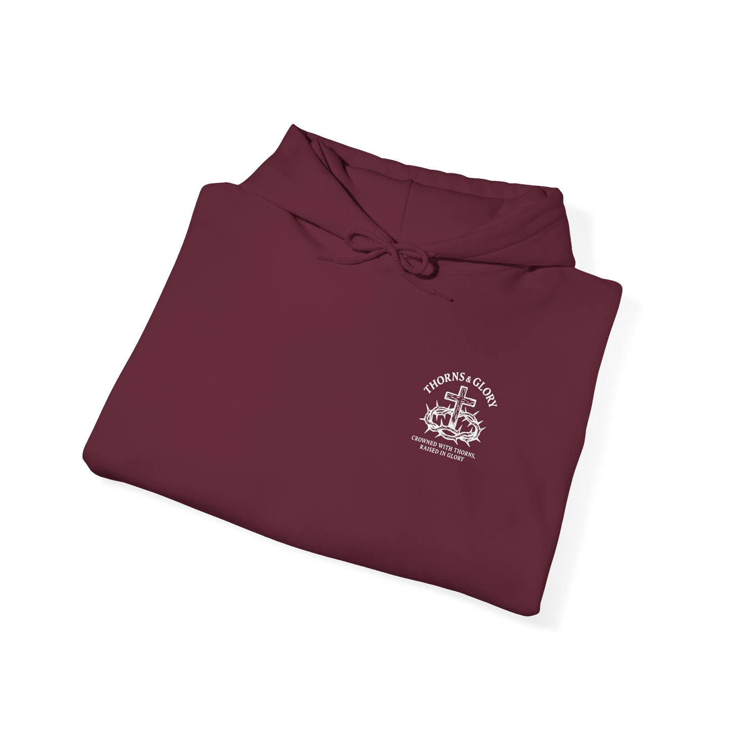 Cursive Thorns Before Glory Hoodie