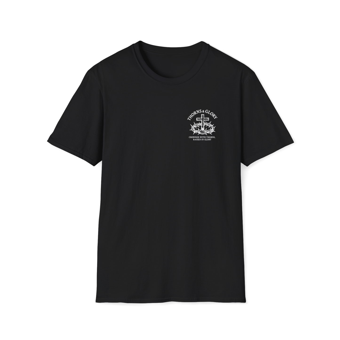 Cursive Thorns Before Glory T-Shirt