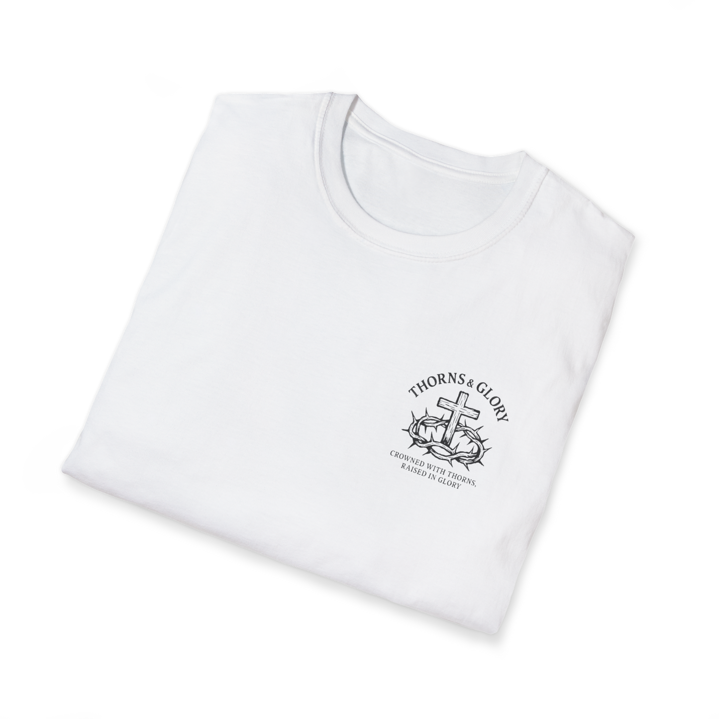 Cursive Thorns Before Glory T-Shirt