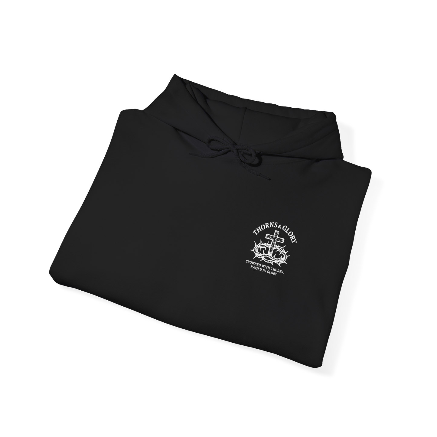 Cursive Thorns Before Glory Hoodie