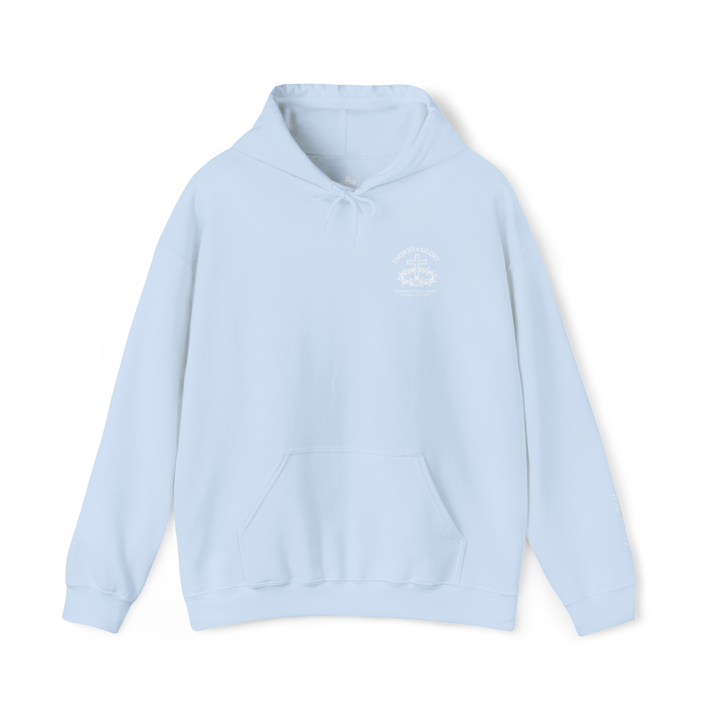 Cursive Thorns Before Glory Hoodie