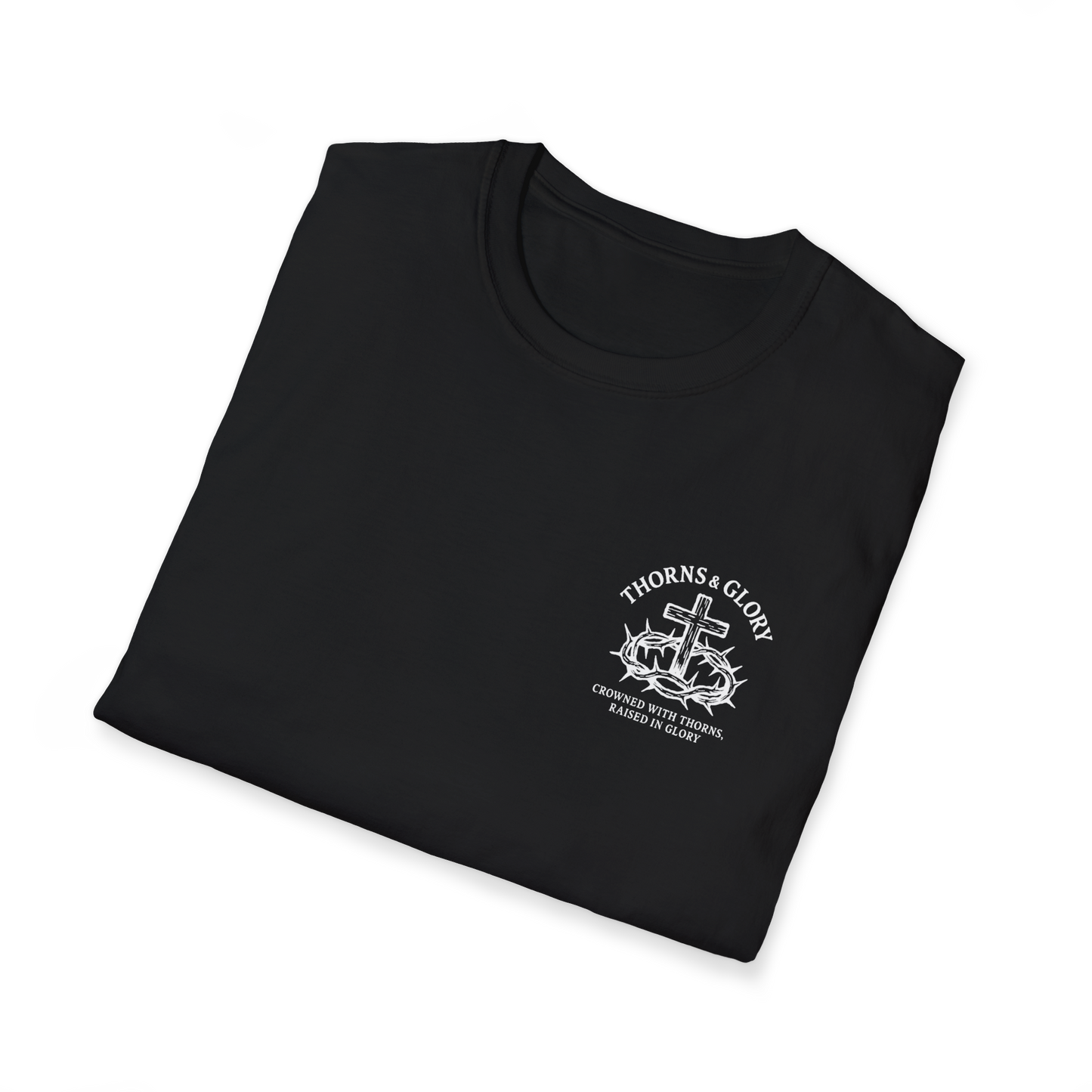 Cursive Thorns Before Glory T-Shirt