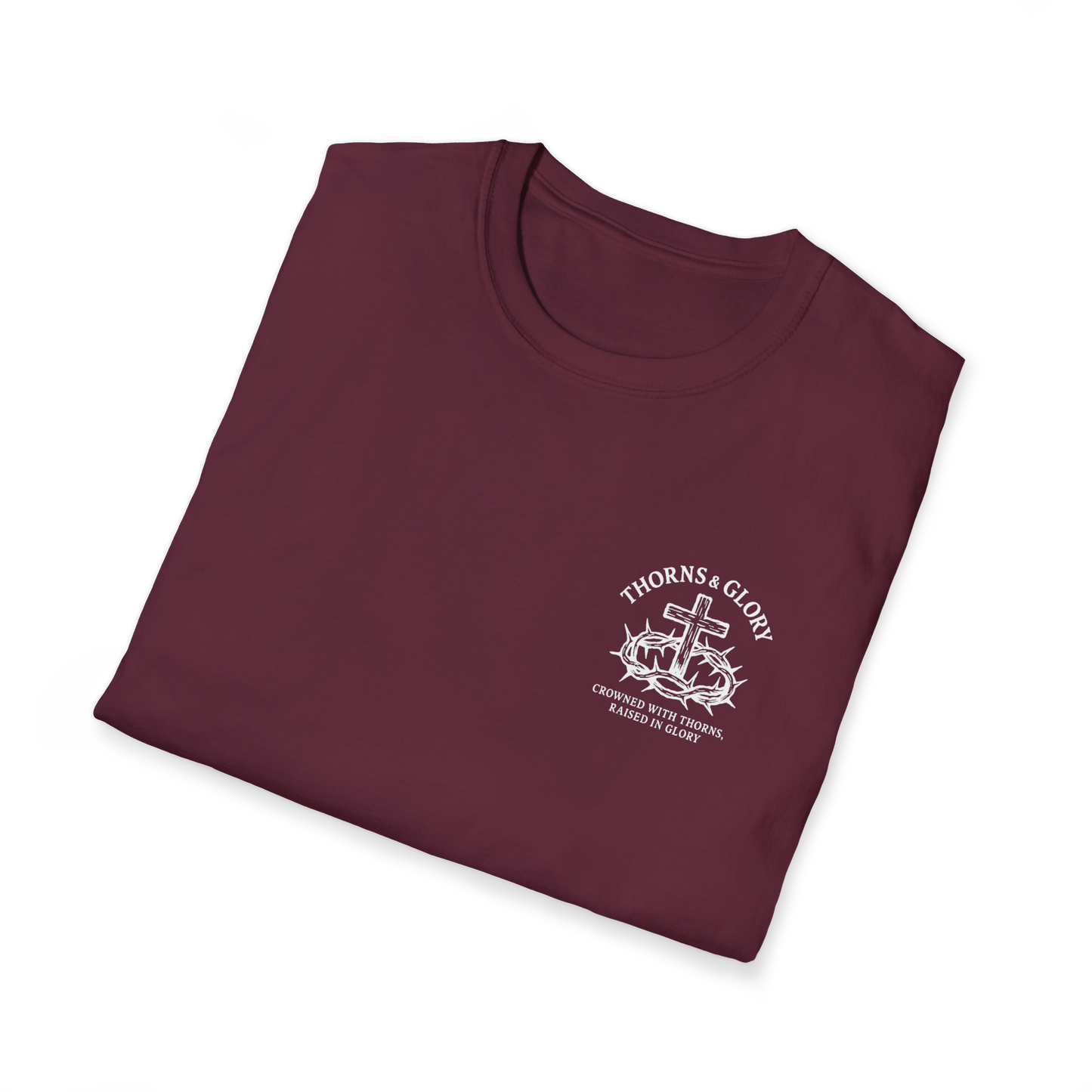 Cursive Thorns Before Glory T-Shirt